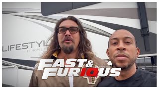 Fast & Furious 10: Jason Momoa & Ludacris On Set 🎥