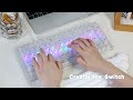 typing asmr yunzii x75 gasket keyboard different mechanical switches