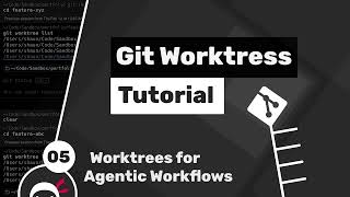 Git Worktrees Tutorial #5 Worktrees in Agentic Coding Workflows. Creator : [@NetNinja ]