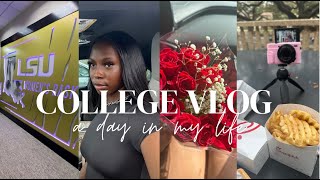 COLLEGE VLOG | day in my life at LSU, maintenance, shopping + more