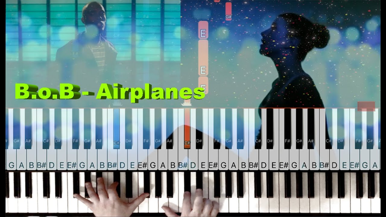 Airplanes - B.o.B Ft. Hayley Williams - Piano Advanced Tutorial Lesson ...