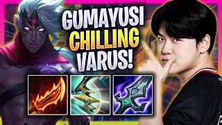 GUMAYUSI CHILLING WITH VARUS! - T1 Gumayusi Plays Varus ADC vs Draven! | Season 2025