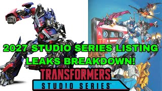 Listing Leak BREAKDOWN! Transformers Studio Series Leader 07 Optimus Prime + SS86 Cassette Multipack
