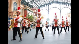 ラス曲のドリル演奏がカッコいい！　TDLバンド　2017.07.01 TDL ディズニーランド