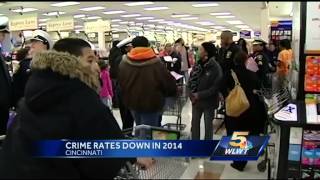 Cincinnati crime statistics decreasing