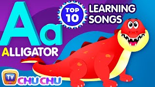 Phonics Song, Let's Learn the Colors & More - Top 10 Learning Videos - ChuChu TV Nursery Rhymes
