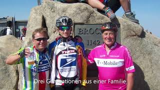 Von Weißenfels mit dem Fahrrad gemeinsam in den Harz zum Brocken (1 141 Meter hoch), im August 2018.