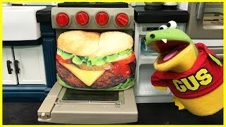 GIANT HAMBURGER Pretend Play with Cooking Playsets