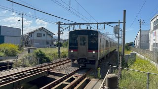 JR四国7200系R06編成　讃岐塩屋駅入線