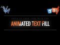 Animated Text Fill CSS3 | Pure CSS Animation Effects | cool css effects