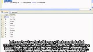 [SQL Server] Using UNION in SELECT statements
