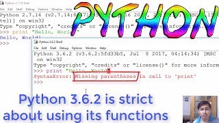 PYTHON TUTORIAL - How to create your very first python program using IDLE, cmd in Win OS