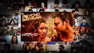 Psycho Saiyaan Video Song Mega Mashup Reactions | Rebel Star Prabhas | #DheerajReaction |