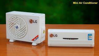 How to assemble solar air freshener mini air conditioner model