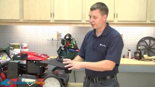 How to Replace the Side Discharge Chute on a Troy-Bilt TB280ES Lawn Mower (Part # 731-07131)