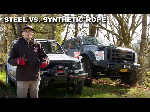 Which is better steel or synthetic winch cable?