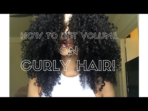 HOW TO GET VOLUME ON CURLY HAIR| Cherrycurls HOW TO GET VOLUME ON CURLY HAIR| Cherrycurls