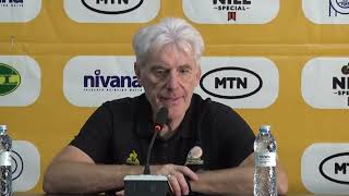 Post match reaction from South Africa Head Coach Hugo Broos