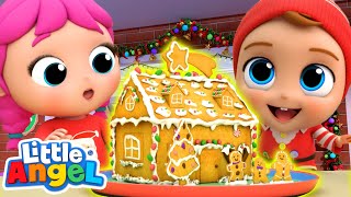 Baby John's Christmas Gingerbread House! Who's At The Door? | Kids Cartoons and Nursery Rhymes