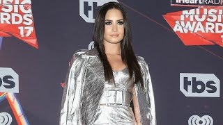 Demi Lovato Stuns in Silver Ensemble at iHeartRadio Music Awards -- See Her Sexy Look!