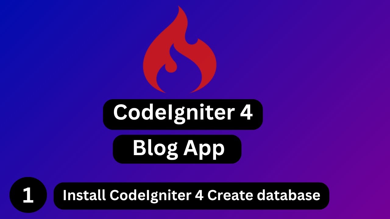 Codeigniter 4 Installation Guide Setup Create Database Step By Step