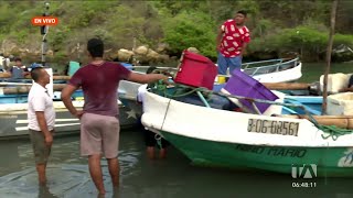 Pescadores artesanales en Santa Elena son blanco de la delincuencia en altamar