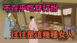 不講究吃穿，也不喜歡化妝打扮的，往往是這幾種女人【諸子國學】#識人#交友#為人處世#國學