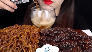 Noodles, Enoki Mushrooms丨Eating Chinese Noodles 🍜| Uj Food Eating| ASMR Food|Spicy ASMR #trending