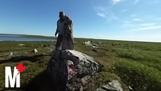 How to build an inukshuk at the centre of Canada