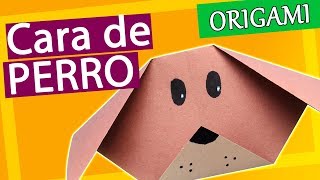 🐶 Cómo hacer un PERRO de papel - origami fácil de animales