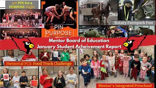 Mentor Board of Education: January Student Achievement Report