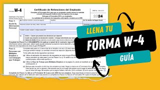 Cómo llenar la Forma W-4 - Guia Paso a Paso