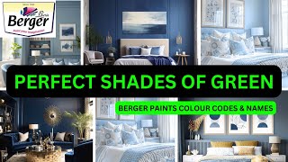 Top 10  Green paint color codes Berger Paints ! Berger Paints Green Colour Codes | Green Colour