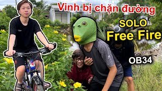 Free Fire | Vinh Bị Các Dân Chơi Chặn Đường Đòi SOLO THÁCH ĐẤU !! Phải Làm Sao ??