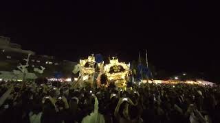 令和4年　2022年　大塩天満宮秋祭り　本宮　練り合わせ　西之丁　中之丁