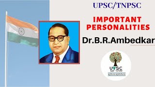 Dr.B.R.AMBEDKAR | Important personalities - 1 | Modern History | UPSC | TNPSC | Tamil