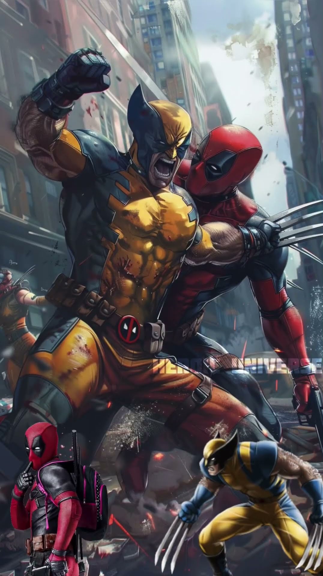 Bromance “Deadpool X ️‍🩹Wolverine” | Street Battel #marvel #shorts ...