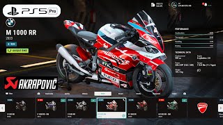 RIDE 5 | Customize Brutal New BMW M1000RR Milwaukee Gameplay [4K PS5 Pro]