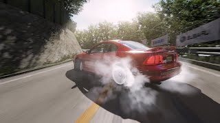 Sending a Mustang Down a Touge Assetto Corsa