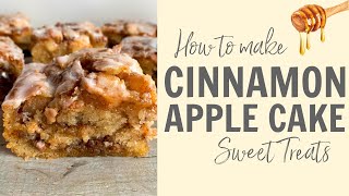 How to make a moist Cinnamon Apple Cake! Recipe #Shorts