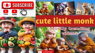 Tha Little Monk so cute ☺️😘😘❤️#viral #yt #fani #little #cute #monk #youtube