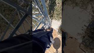 Climbing a 300 ft tower in daylight! #shorts