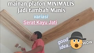 Tutorial cat motif kayu,pada plafon.Tutorial untuk pemula,agar mudah difahami.#tutorial #cat #wash