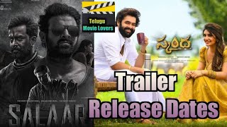 Salaar Trailer Date , Skanda Trailer Release Date | Prabhas | Ram Pothineni | Telugu Movie Lovers