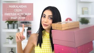 Markalardan Gelen Paketleri Açıyorum 🛍🎁 | Mart 2019