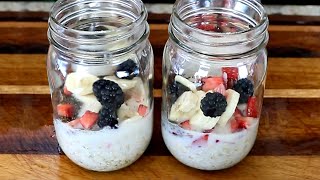 Quick and Easy Overnight Oats Recipe #shorts