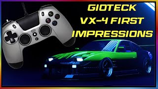 Gioteck VX-4 Wired PS4 Controller Unboxing and First Impressions