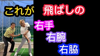 このトップとインパクトを真似出来たら飛びます（本物のサイドベント）