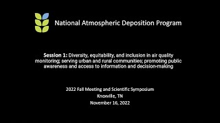 NADP 2022 Scientific Symposium Session: 1