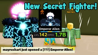 Got New Secret Fighter Boros! Emperor Alien - Anime Fighters Simulator Roblox